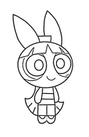 Powerpuff Girls kleurplaat 1